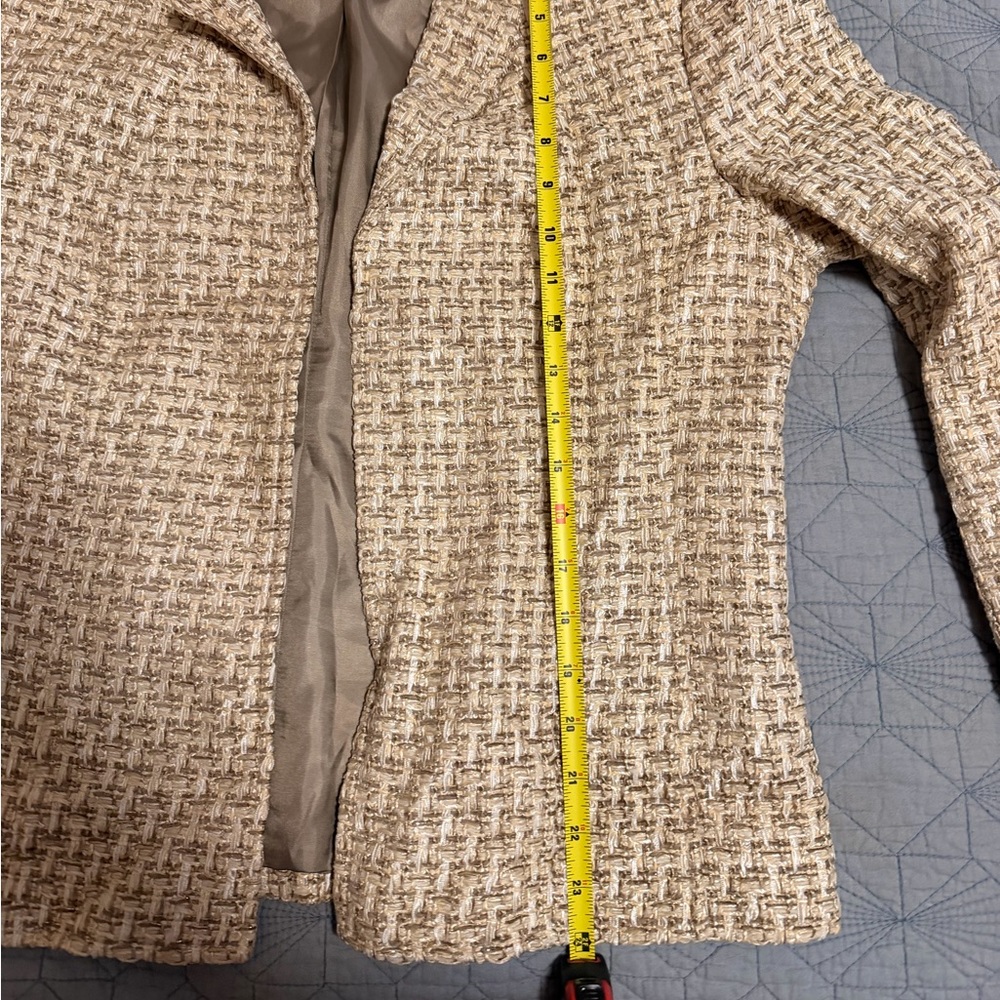 Talbot’s Dune Brown Multi Tweed Jacket Size 14 - Picture 5 of 6